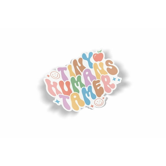 Tiny Humans Tamer Waterproof Sticker
