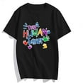 thumbnail image 1 of Tiny Humans Teacher Teaching Men’s Graphic T-shirt Vintage Short Sleeve Sport Tee Black 3XL, 1 of 5