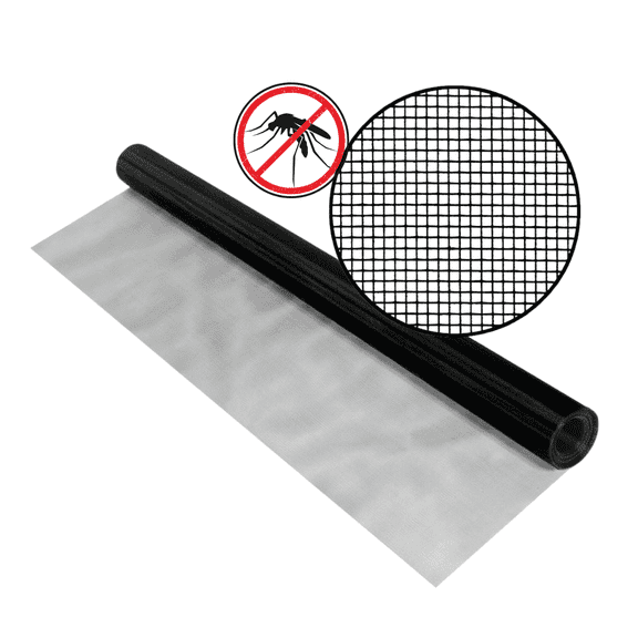 Tiny Insect Aluminum Screen Roll - 36 in x 50 ft - Insect Screen for Patio, Porch, Window, Door