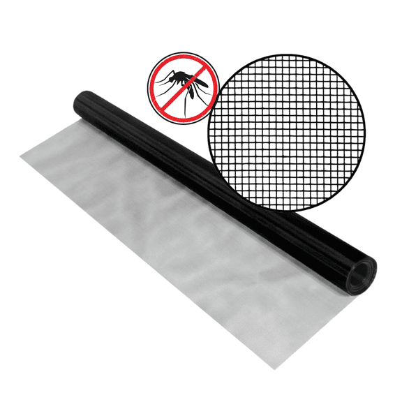 Tiny Insect Aluminum Screen Roll - 60 in x 100 ft - Insect Screen for Patio, Porch, Window, Door