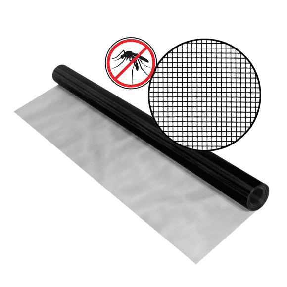 Tiny Insect Aluminum Screen Roll - 72 in x 100 ft - Insect Screen for Patio, Porch, Window, Door