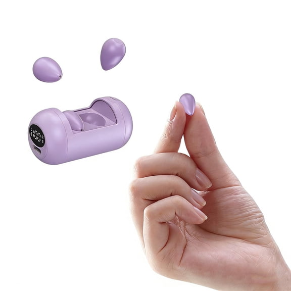 Tiny Invisible Mini Earbuds Smallest Micro Hidden Discreet Small Earbuds for Work Wireless Bluetooth Small Invisible Headphones Sleeping Ear Buds Headphones for Side Sleepers
