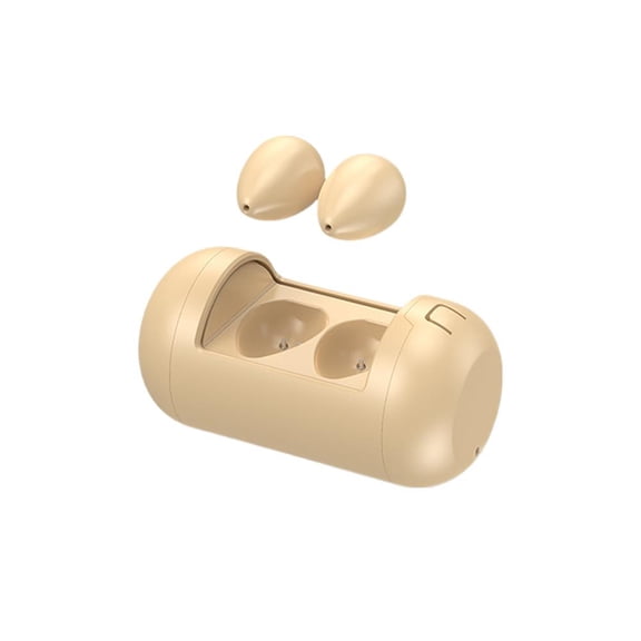 Tiny Invisible Mini Earbuds, Wireless Bluetooth Small Headphones for Small Ears, Micro Hidden Discreet Earbuds for Sleeping Work with Charging Case
