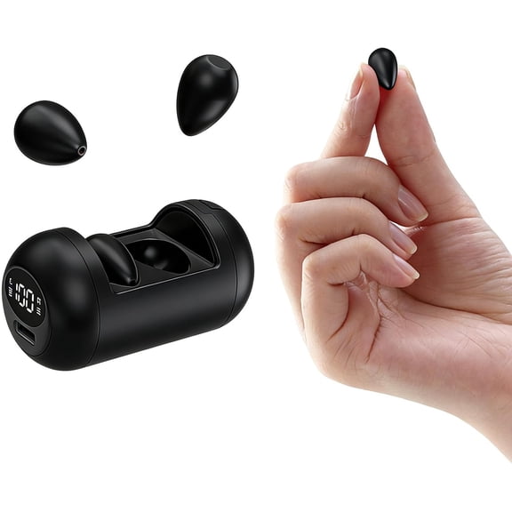 Tiny Invisible Mini Earbuds Wireless Bluetooth Small Invisible Headphones Ear Buds for Sleeping Smallest Micro Hidden Discreet Small Earbuds for Work