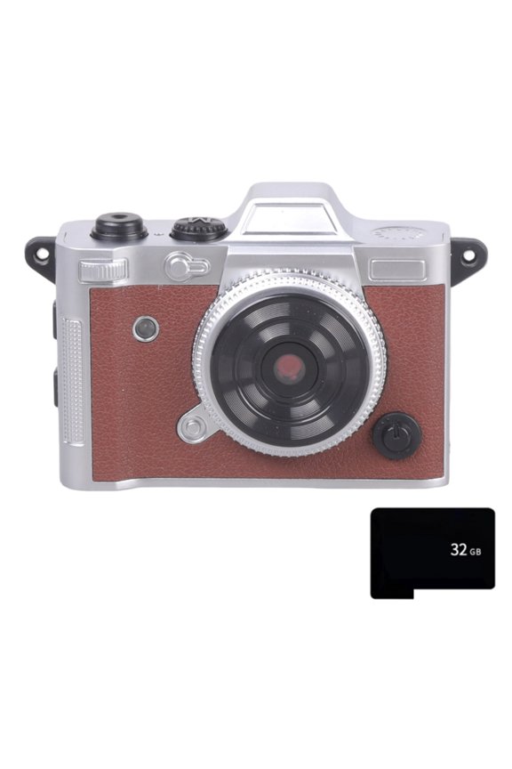 Tiny Keychain Camera with 2K 720P Recording and 32GB Card Rechargeable Battery Long Video Soaking pool Outdoor Quests