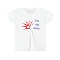 thumbnail image 1 of Tiny Lady Liberty Girl's 4th of July Shirt | Statue of Liberty | Patriotic, 1 of 2