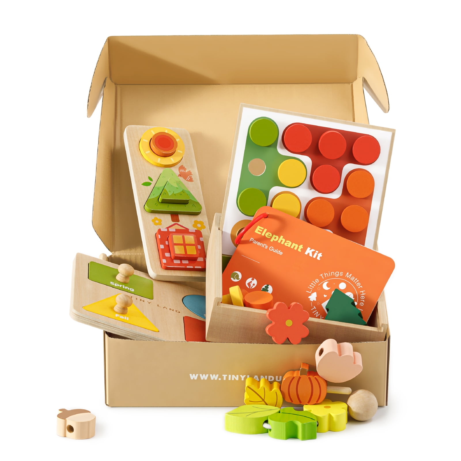 Tiny Land Montessori Toy Set for Babies 18-24 Months Imagination Play Kit