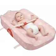 Tiny Marvels Non-Slip Changing Pad, Upgrade Size 18 x 31.50, Soft Washable Cover, Safe Contoured Baby Changing Pad Fits Standard Changing Tables & Dressers