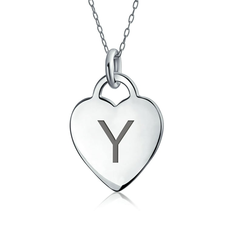 Alphabet initial deals necklace