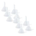 thumbnail image 1 of Tiny Narrow Spout Plastic Mini Funnel Set, Small Clear Plastic Mini Funnels, 6mm Narrow Spout Tiny Funnel Set, Transfer Funnels for Travel Bottles Crafts Powder Spices Sand Art Liquid Filling, 1 of 8