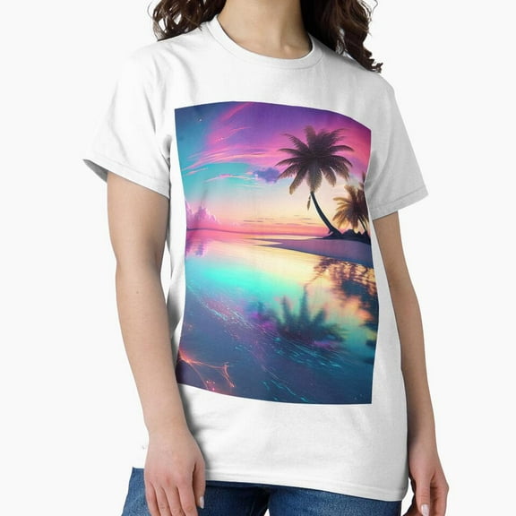 Tiny Nest A Holographic Paradise Classic T-Shirt, Size S To 5XL T-Shirt