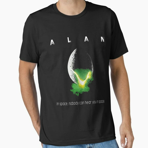 Tiny Nest Alan In Space, Nobody Can Hear You In Space T-Shirt Essential T-Shirt, Size S To 5XL T-Shirt