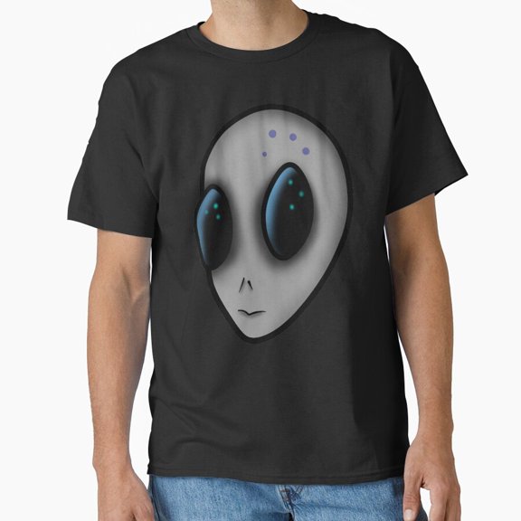 Tiny Nest Alien Head Classic T-Shirt, Size S To 5XL T-Shirt