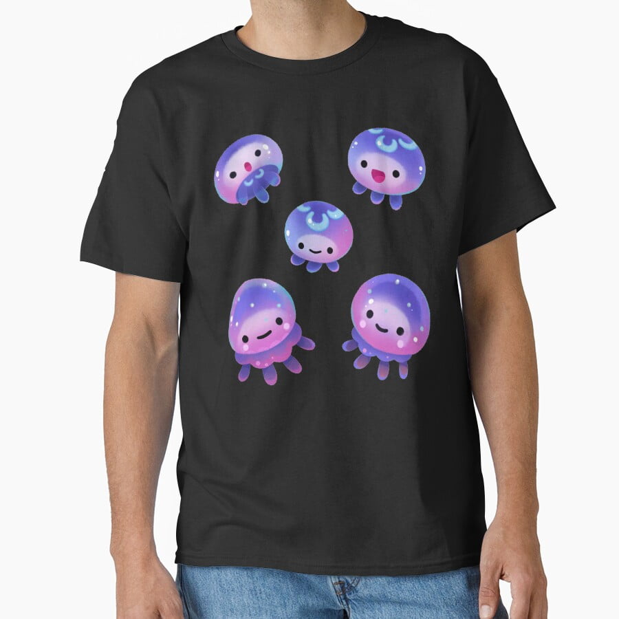 Tiny Nest Baby Jellyfish Classic T-Shirt, Size S To 5XL T-Shirt