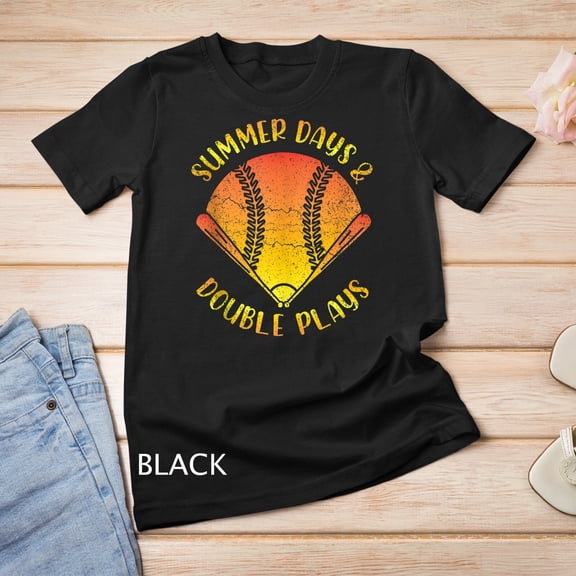 Tiny Nest Baseball Day Summer Double Play Softball Mother Day For Mom Unisex T-shirt