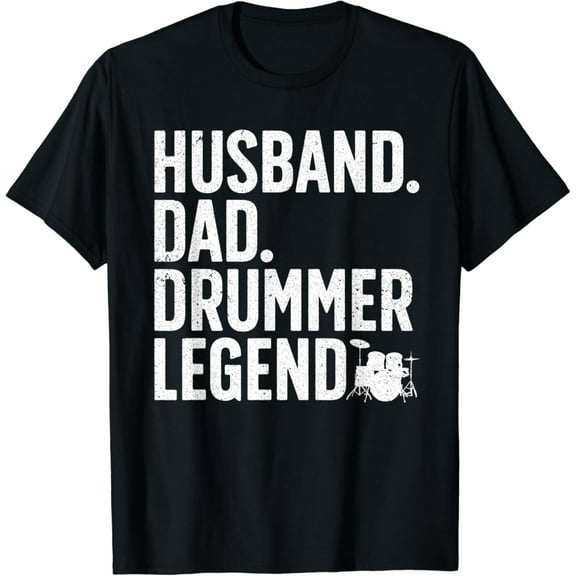 Tiny Nest Best Drummer For Men Dad Husband Drumming Sticks Set T-Shirt, Size S To 5XL T-Shirt