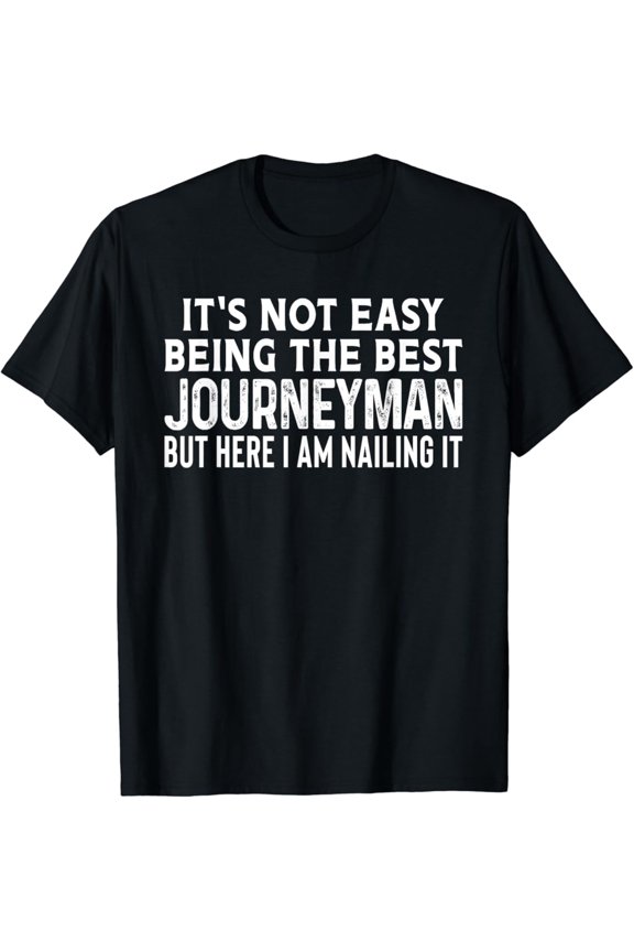 Best Journeyman Electrician Contractor Construction Dad Gift T-Shirt, Gift For Friend