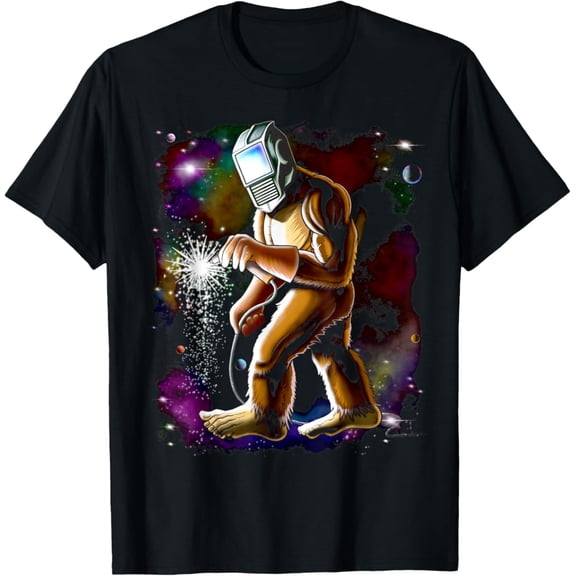 Tiny Nest Bigfoot Welder Sasquatch Welders Bigfoot Welding T-Shirt, Gift For Friend