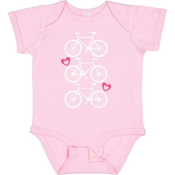 Tiny Nest Biking Bicycle Silhouette Baby Bodysuit Cycling Cyclist Girls Sports, New Born, Baby Shower Gift, New Parents Gift