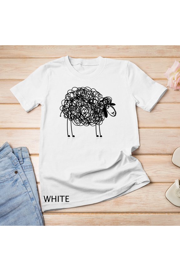 Black Sheep Apparel Doodled With Texta T-Shirt Unisex T-shirt