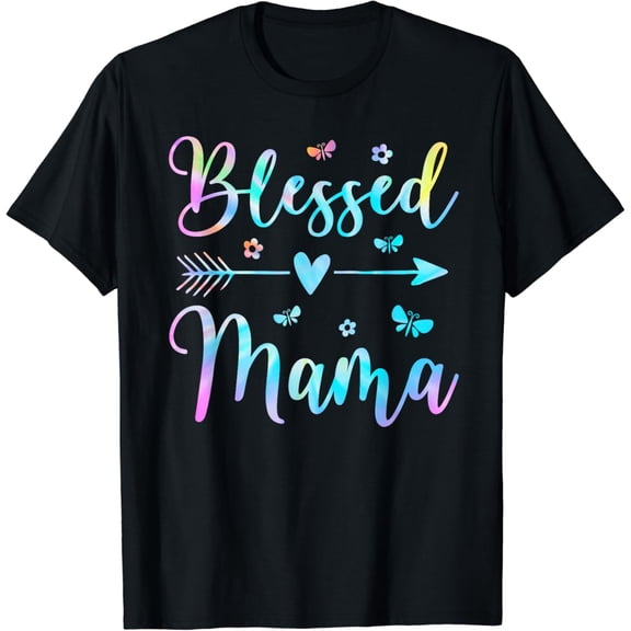Tiny Nest Blessed Mom Mother's Day Mama Graphic Floral