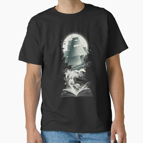 Tiny Nest Book Of Adventures Classic T-Shirt, Size S To 5XL T-Shirt