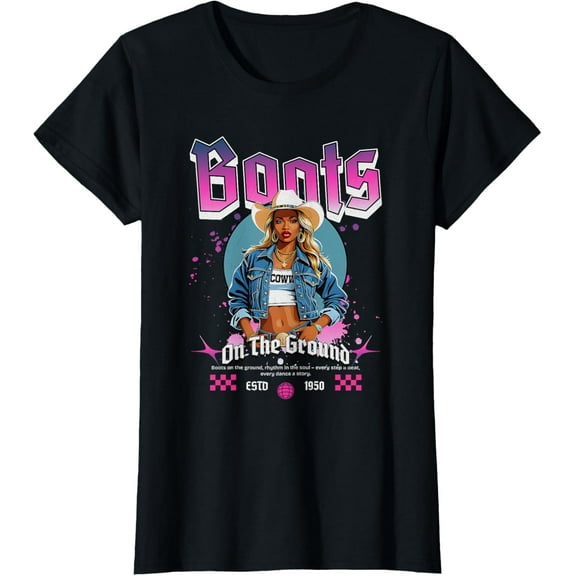 Tiny Nest Boots On Da Ground Cowgirl Linedance Merch Co.