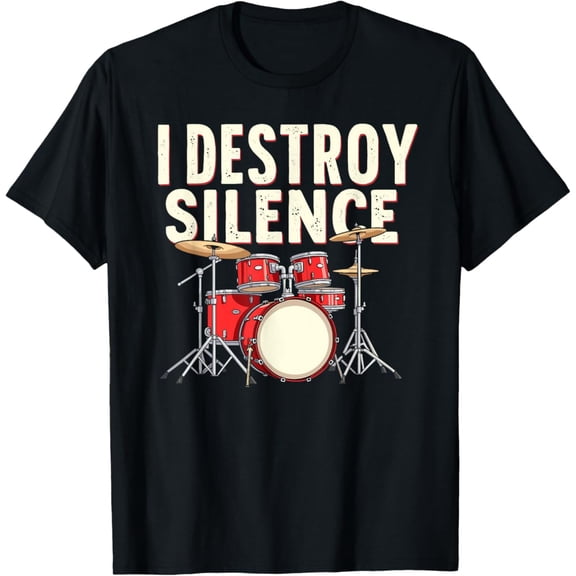 Tiny Nest Cool Drum Set Art For Men Women Drummer Music Drumming Lover T-Shirt, Size S To 5XL T-Shirt