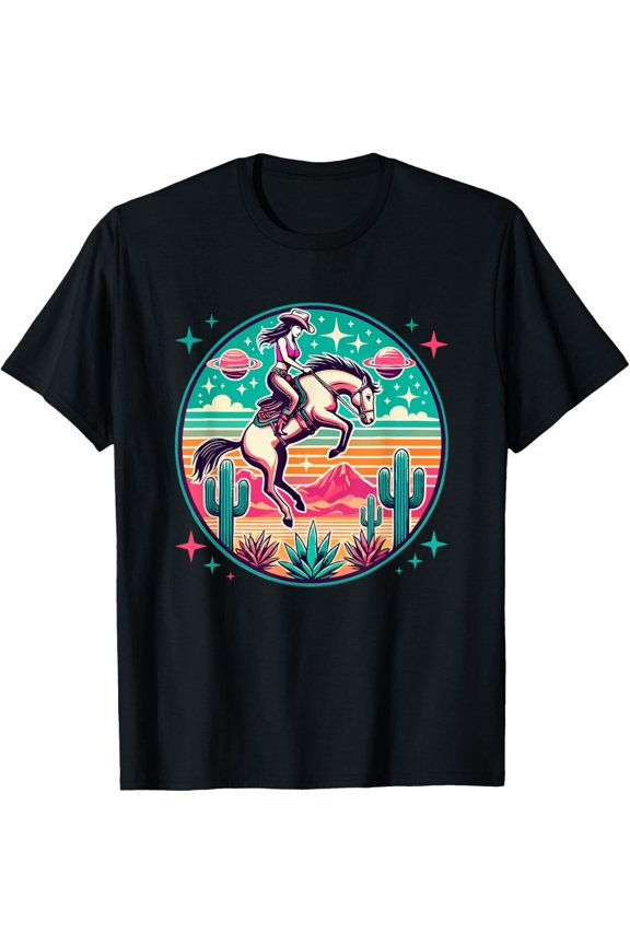 Cowgirl Cosmic Western Riding Horse Designs