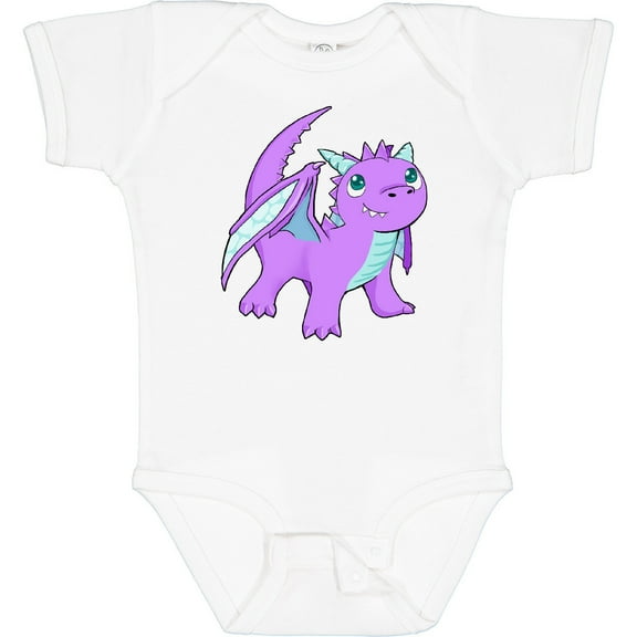 Tiny Nest Cute Baby Purple Dragon Baby Bodysuit Dragons Kid Red Smaug Adorable, New Born, Baby Shower Gift, New Parents Gift