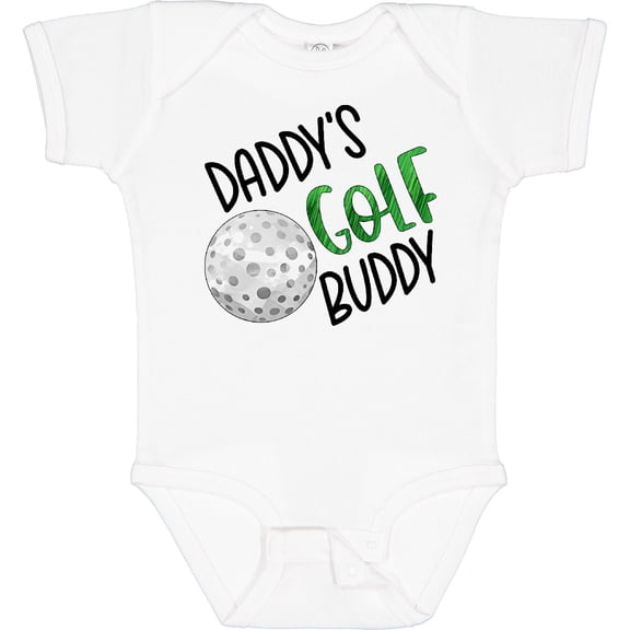 Tiny Nest Daddy'S Golf Buddy With Golf Ball Baby Bodysuit Fathers Day Kids Dad Shirt, New Born, Baby Shower Gift, New Parents Gift
