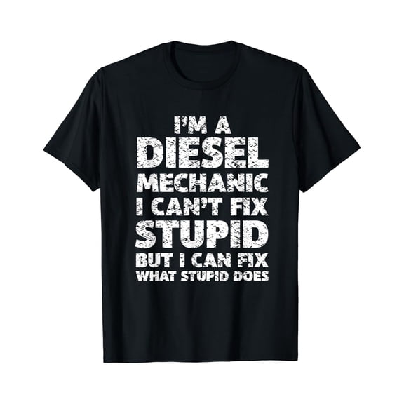 Tiny Nest Diesel Mechanic Trucker Tee Truck Repairing Pun T-Shirt, Gift For Friend