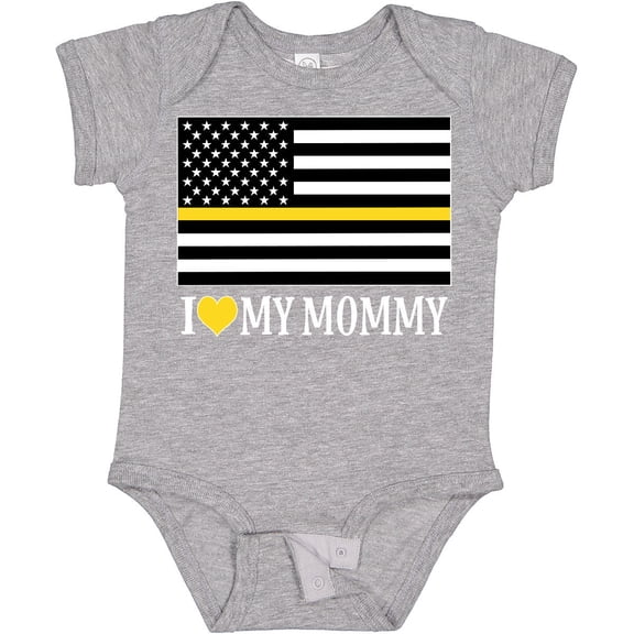 Tiny Nest Dispatcher Mom Flag Baby Bodysuit Thin Childs Boys Girls One-Piece Hws, New Born, Baby Shower Gift, New Parents Gift