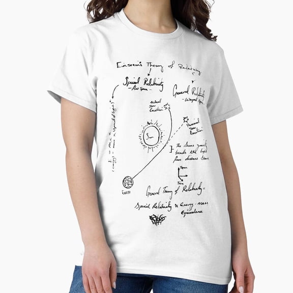 Tiny Nest Einstein'S Theory Of Relativity - Illustration Classic T-Shirt, Size S To 5XL T-Shirt