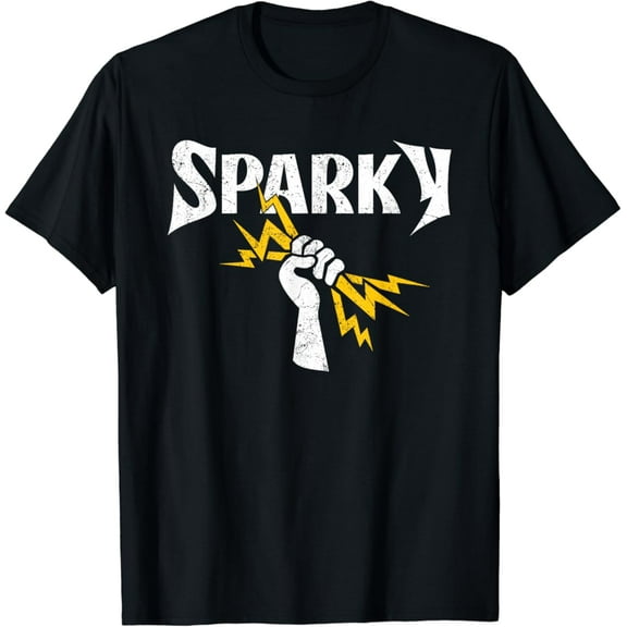 Tiny Nest Electrician Sparky T-Shirt, Gift For Friend