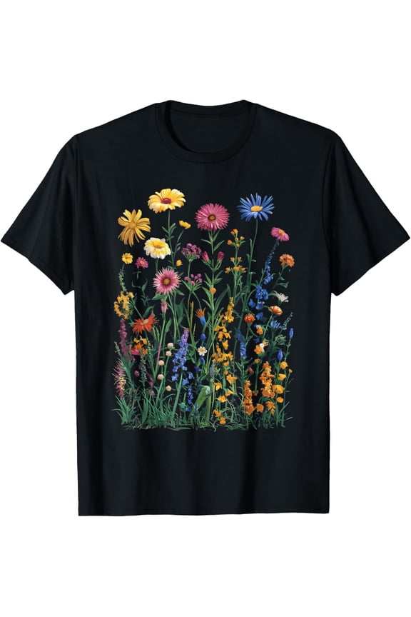 Flower Graphic Tee For Men and Women Floral Nature