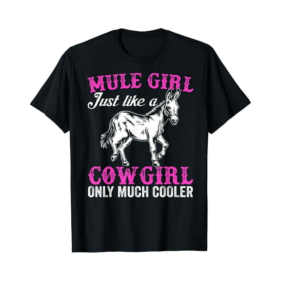 Tiny Nest Funny Mule Girl T-Shirt