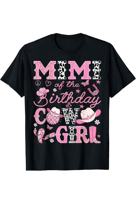 Funny Pink Rodeo CowGirl Birthday Girl