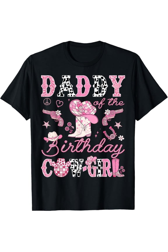 Funny Pink Western CowGirl Birthday Girl