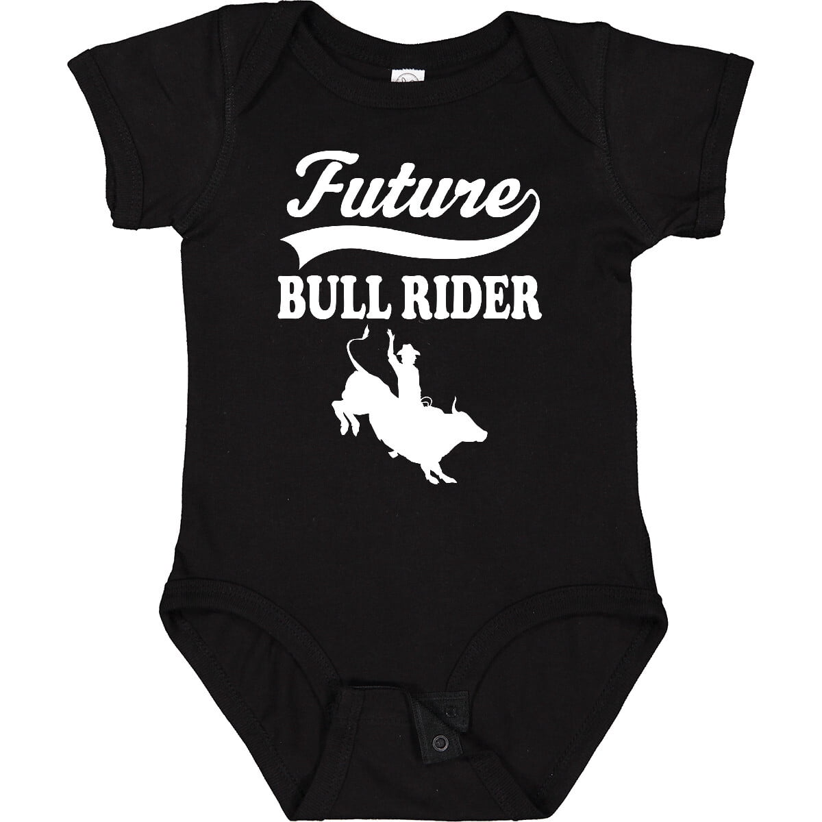 Tiny Nest Future Bull Rider Rodeo Riding Baby Bodysuit Boys Childs Kids ...