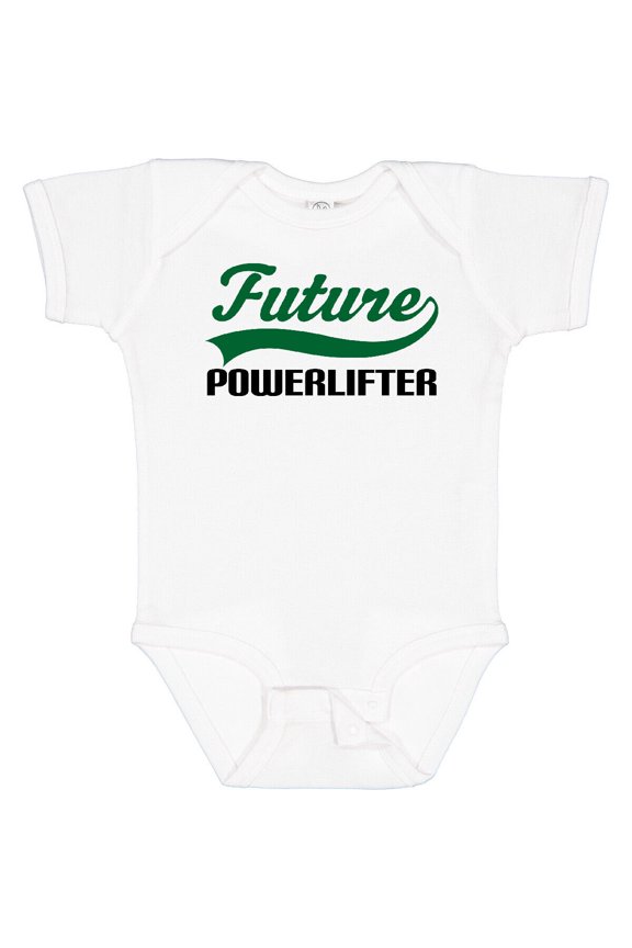 Future Power Lifter Baby Bodysuit Lifting Boys Cute One-Piece Infant, New Born, Baby Shower Gift, New Parents Gift