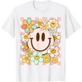 thumbnail image 1 of Tiny Nest Happy Face Daisy Flower Shirt Preppy Aesthetic Smile Face T-Shirt, 1 of 4