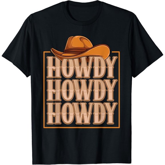 Tiny Nest Howdy Wrangler Cowgirl Shirts Men Women Kids Gifts