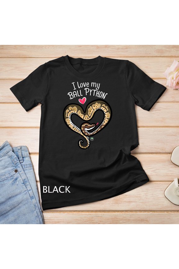I Love My Ball Python Snake T-Shirt Unisex T-shirt