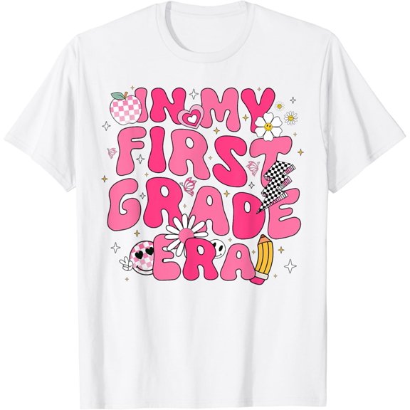 Tiny Nest In My First Grade Era Girl Back To School 1st Grade Teacher T-Shirt