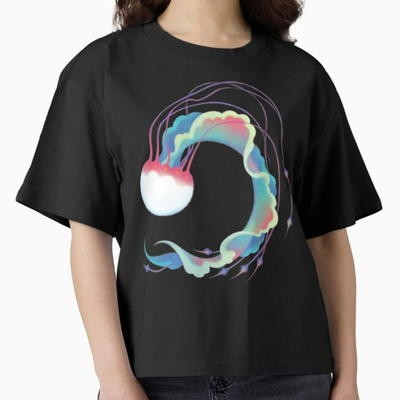 Tiny Nest Jelly Fish 3 Boxy T-Shirt, Size S To 5XL T-Shirt
