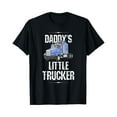 thumbnail image 1 of Tiny Nest Kids Semi Truck Boys Gift Daddy'S Little Trucker T-Shirt, Gift For Friend, 1 of 5
