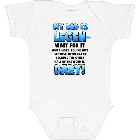 Tiny Nest Legendary Dad Baby Bodysuit Barney Stinson How I Met Your Mother Funny, New Born, Baby Shower Gift, New Parents Gift