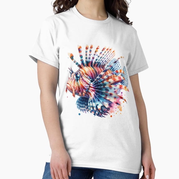 Tiny Nest Lionfish Save The Tropical Ocean Reef Coral Lion Fish Gift T-Shirt Classic T-Shirt, Size S To 5XL T-Shirt