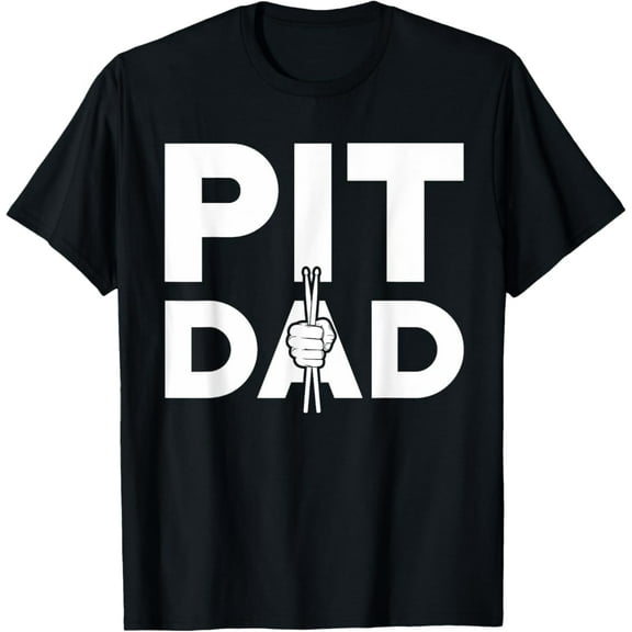 Tiny Nest Marching Band Pit Dad Drum Sticks Fist T-Shirt, Size S To 5XL T-Shirt